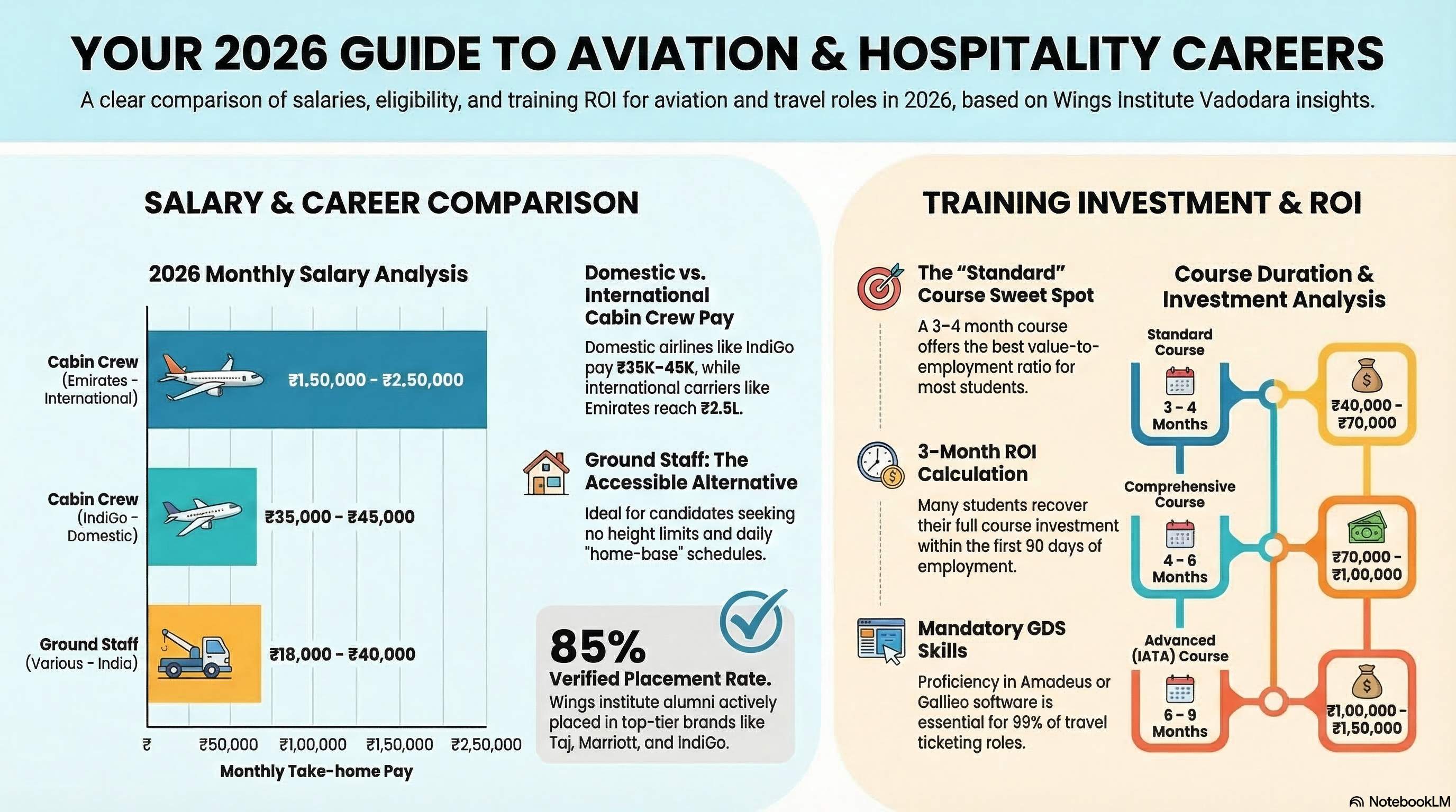 Air Ticketing Course Duration and Fees 2026: Complete Training Investment Guide - Wings Institute Travel & Tourism guide